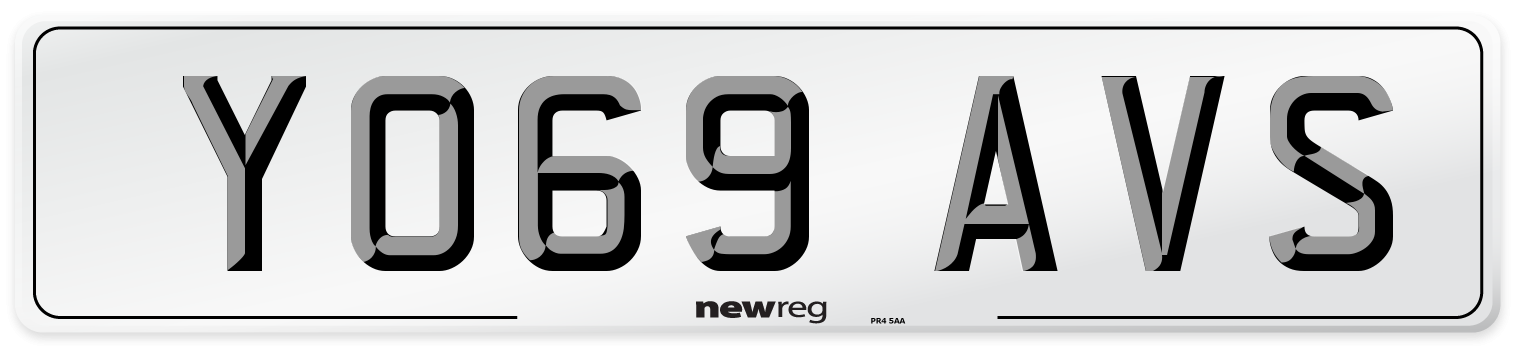 YO69 AVS Number Plate from New Reg